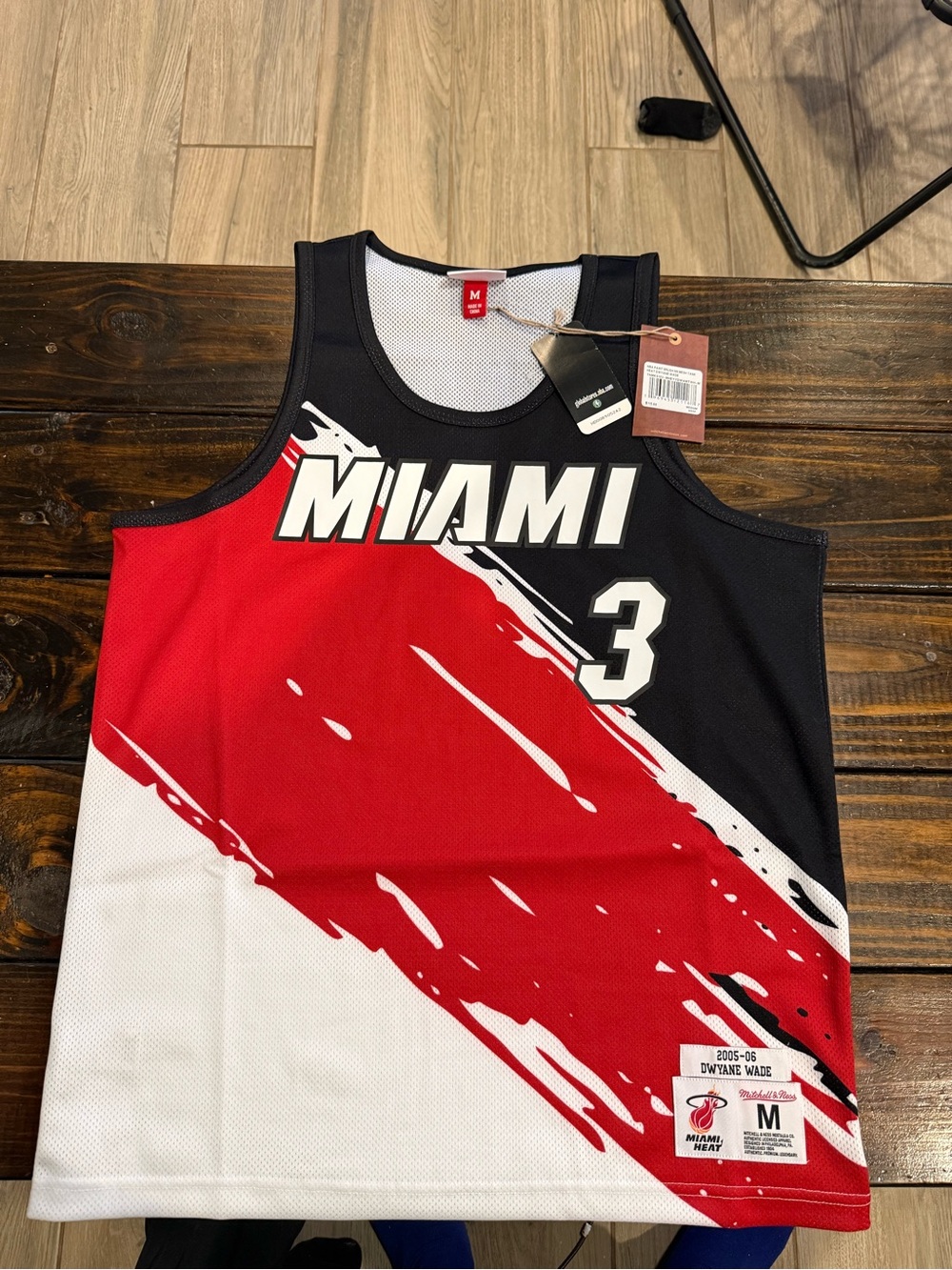 Mitchell & Ness Dewayne Wade Miami Heat Tank Jersey